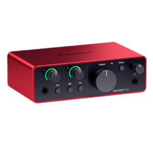 Focusrite Scarlett Solo Interfaz de audio USB de 4ª generación
