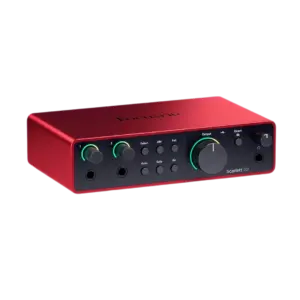 Focusrite Scarlett 2i2 4ta Generación – Interfaz de Audio USB
